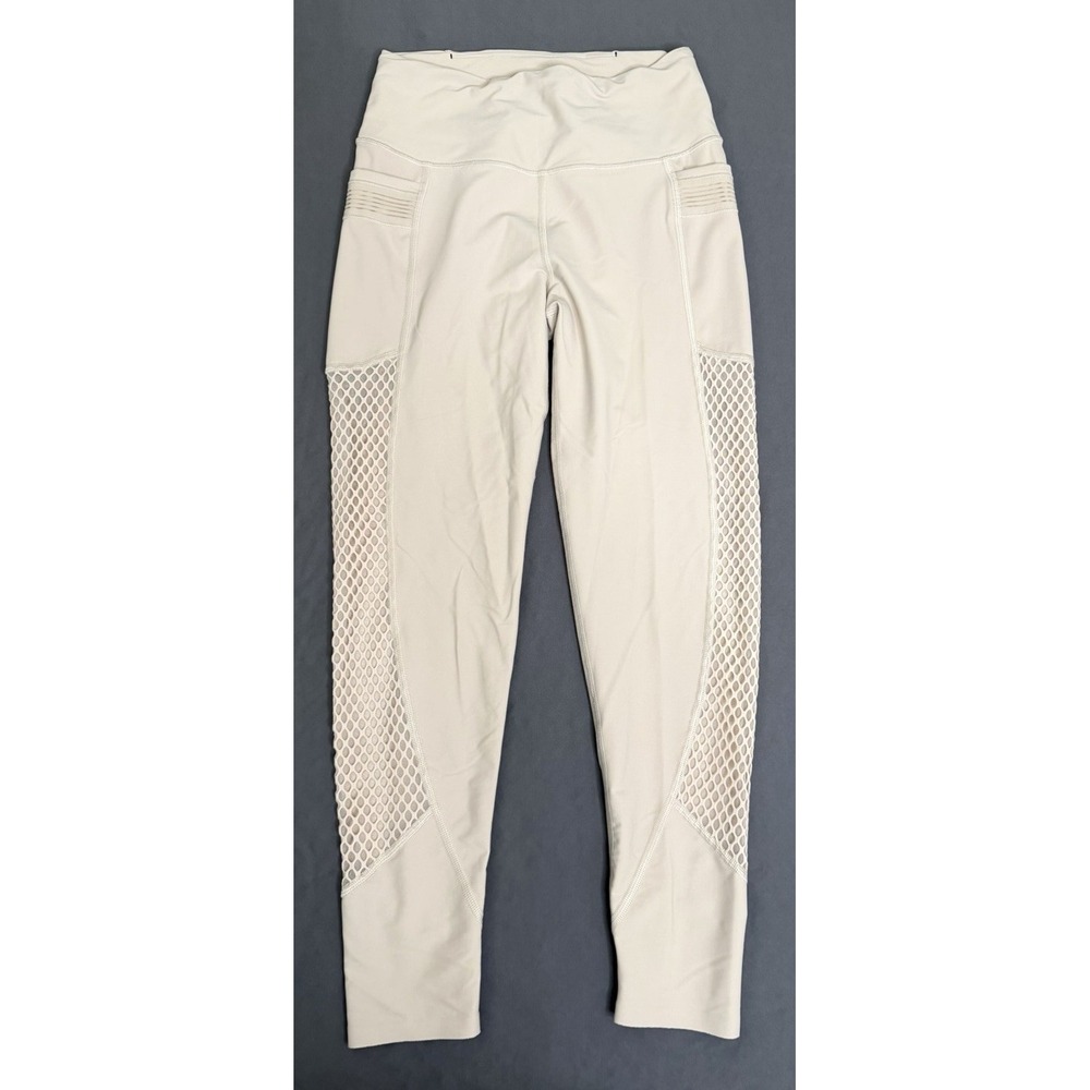 VICTORIA SPORT Activewear Leggings Women's Size Small‎ Tan Stretch High Rise